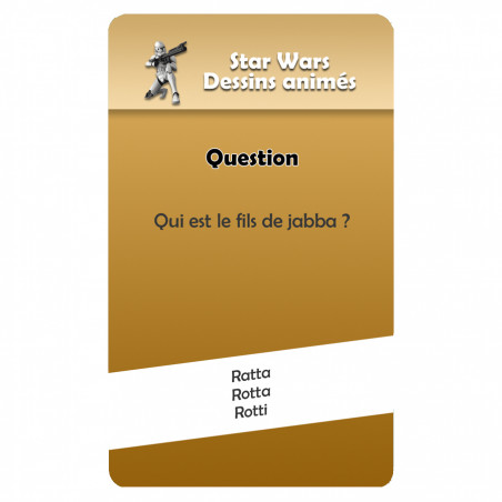 Rotam Deck Star Wars - Dessins animés